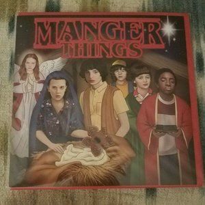 Stranger Things Novelty XMAS Card Manger Things
